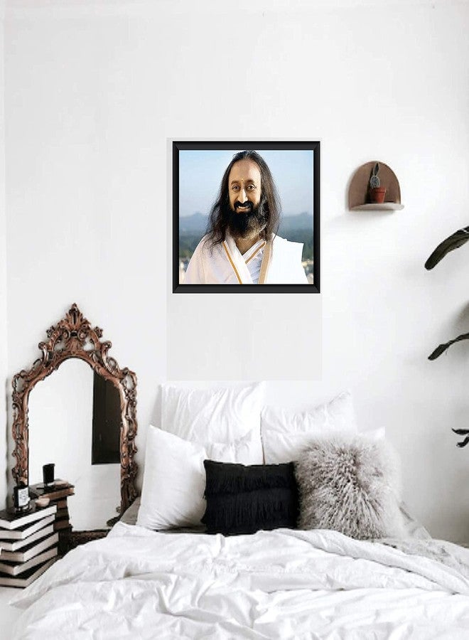 ZIG-ZAG Gurudev Sri Sri Ravi Shankar Ji Photo Frame Size Medium (9.5 x 13 inch, Acrylic Glass) Horizontal - Image 3